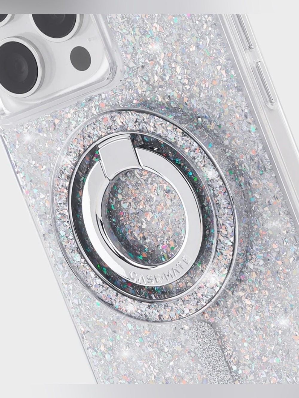 case-mate Ring Stand Magnetic Casemate Ring Stand - Color Twinkle Disco ** NWT**